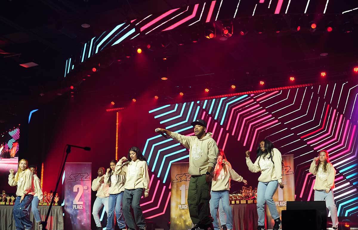Dancers on stage during the 2024 Star Search Awards.
